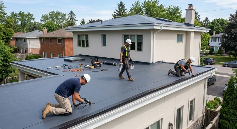 EPDM Roof Installation in Alexandria, VA