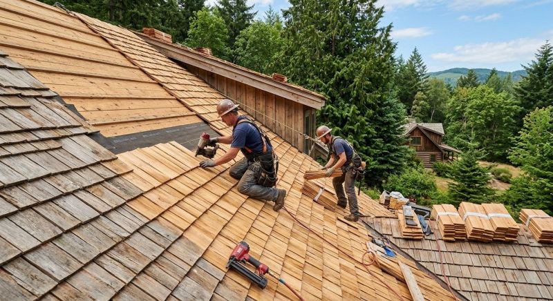 Cedar Roof Installation in Alexandria, VA