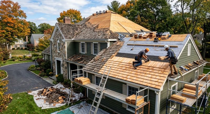 Cedar Roof Replacement in Alexandria, VA