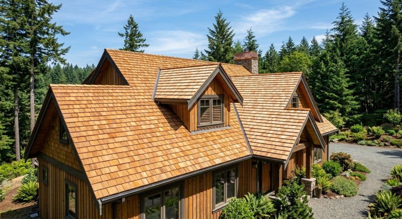 Cedar Shake Roof Construction in Alexandria, VA