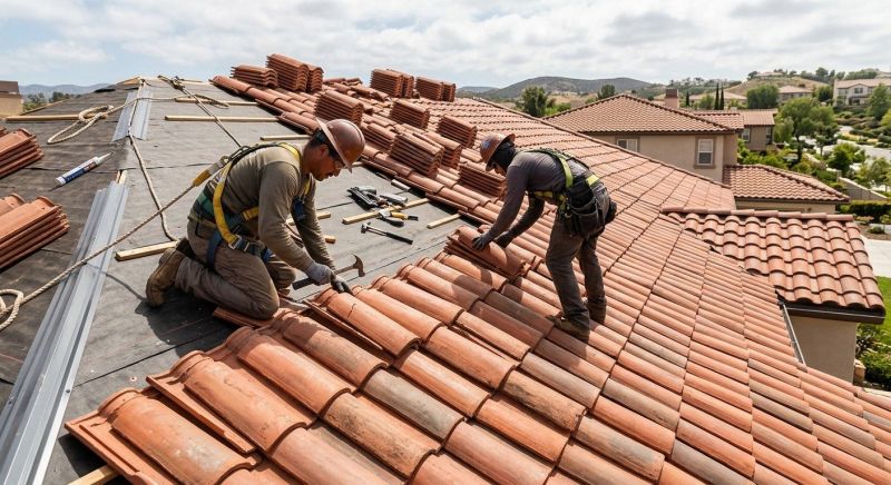Clay Roof Installation in Fredericksburg, VA