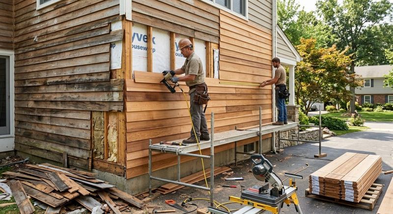 Log Siding Replacement in Fairfield County, CT