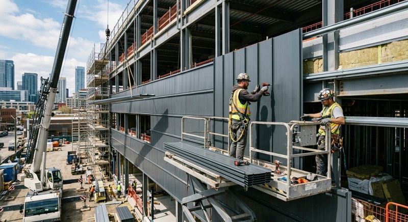 Steel Cladding Installation in Fairfield County, CT
