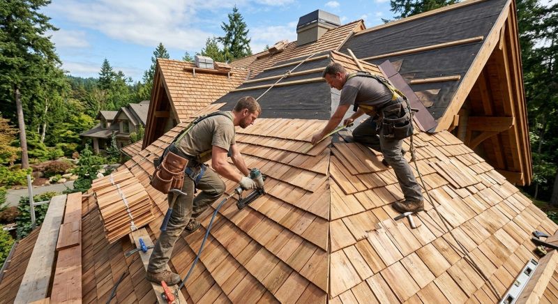 Wooden Roof Installation in Fredericksburg, VA